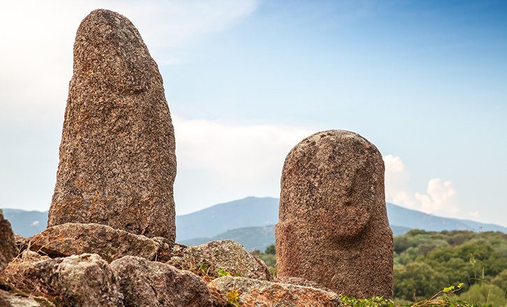 Photo of the prehistoric site of Filitosa, a remarkable site to visit