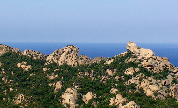 Le lion de Roccapina qui trone au dessus de la palge du meme nom